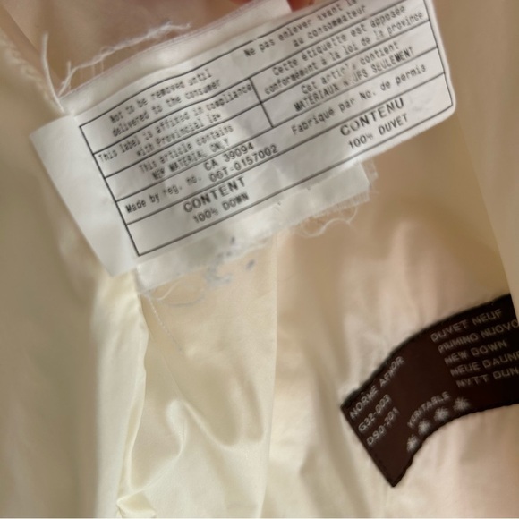 Moncler Vintage Cream Down Jacket Vest - Picture 13 of 13